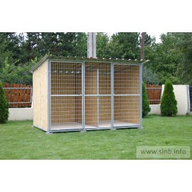   [BONITA_B320-o_divided] Țarc pentru câine BONITA 3x2 m împărțit în două