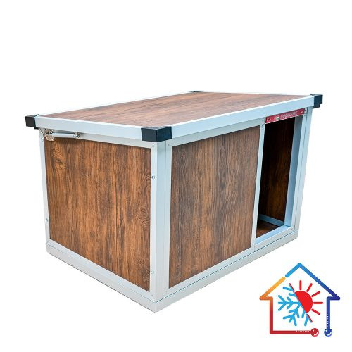 [IF-RH_P] Cușcă câine cu încălzire infraroșu Thermo WOODY