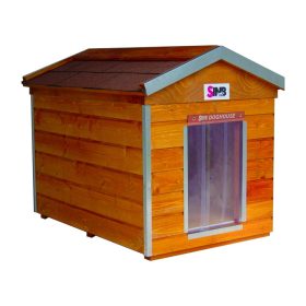   [M-HS-PA] Cușcă izolată pentru câini Thermo MADERA cu mansardă 
