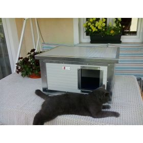 [RH_C1] Cușcă pentru pisici Thermo WOODY CAT (54x38x28cm)
